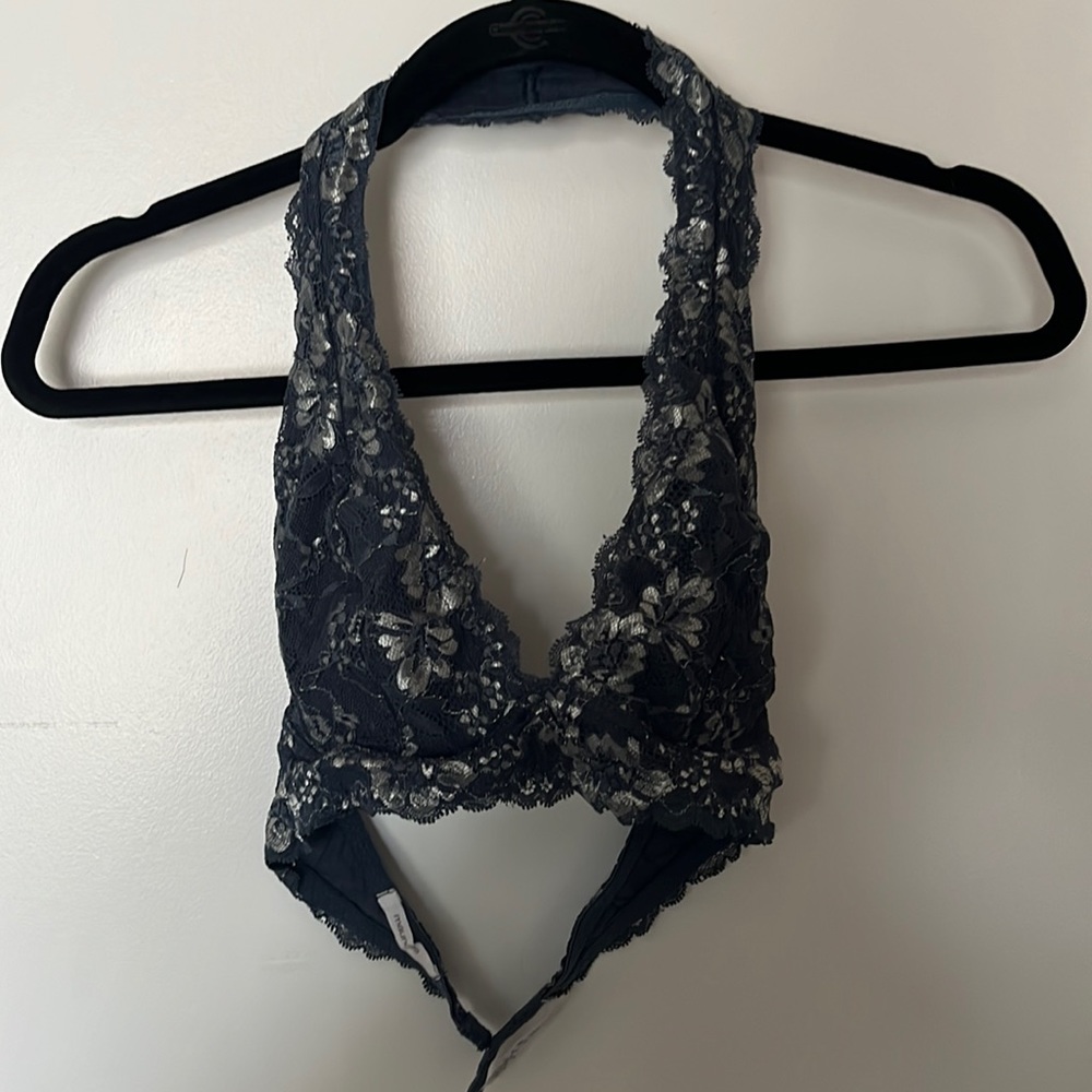Maurices size medium Halter top bralette with clasp back